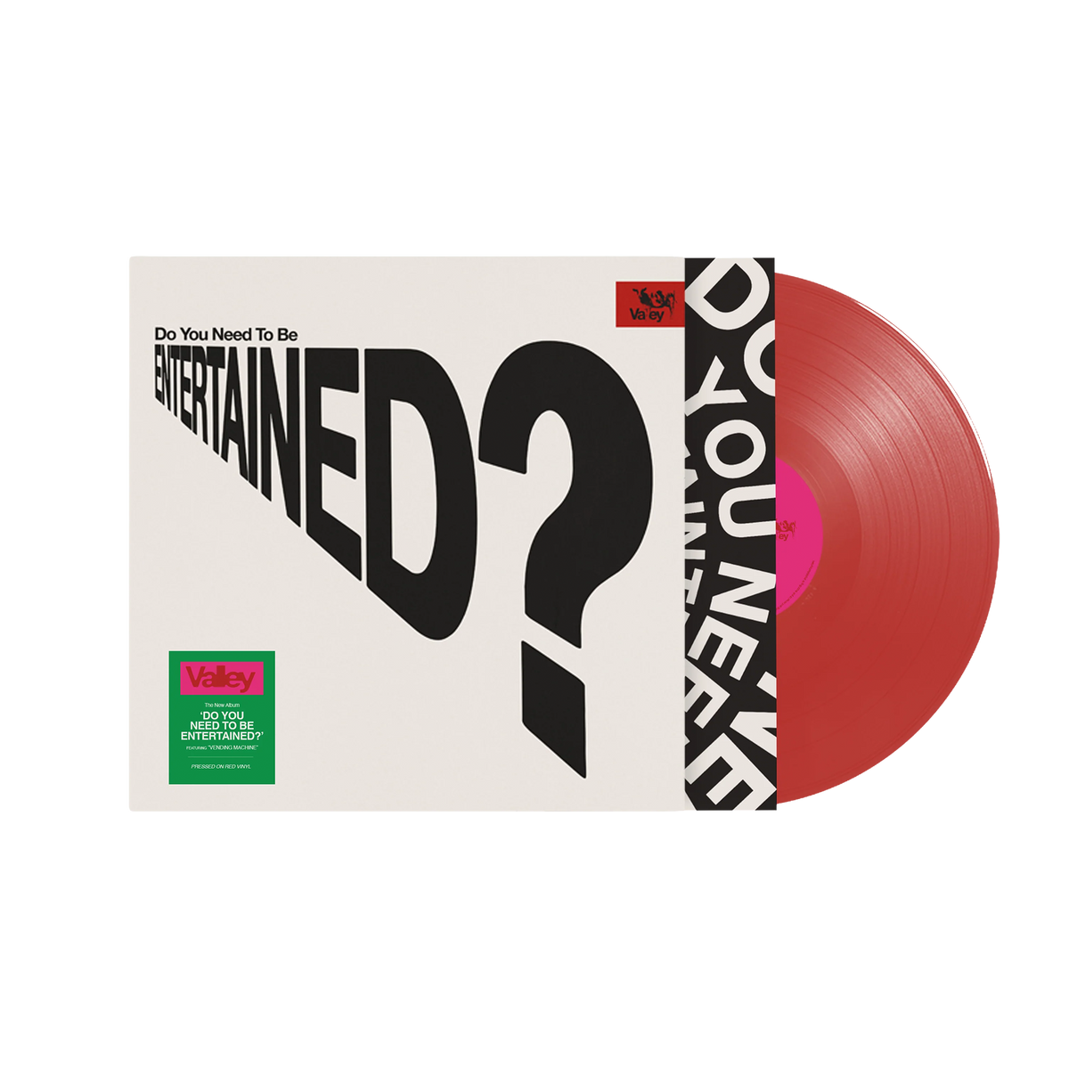 Do You Need To Be Entertained? - Signed Red Vinyl